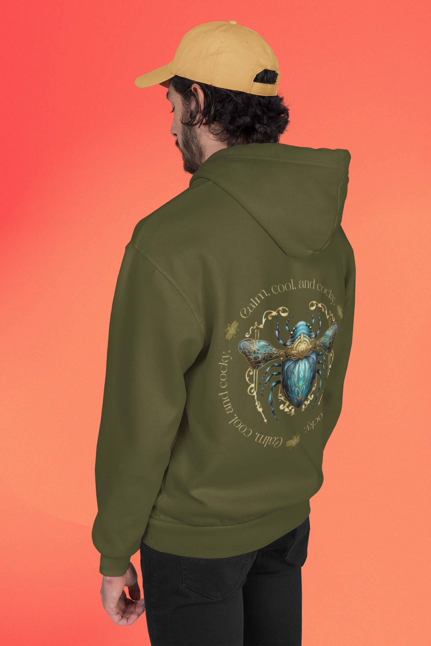 Epic Moments Await with this Calm and Cool Unisex Hooded Sweatshirt - Perfectly Balanced Style