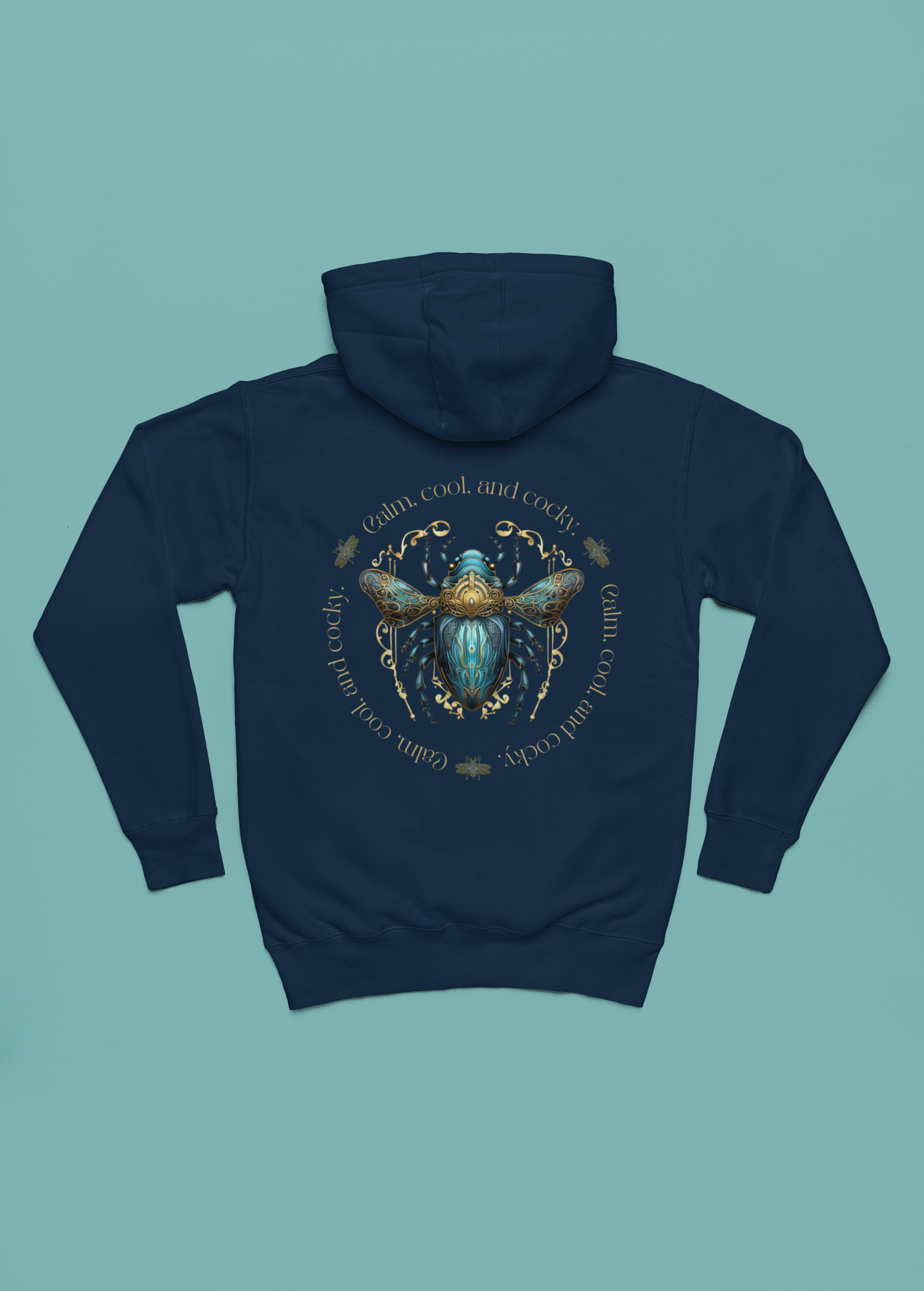 Epic Moments Await with this Calm and Cool Unisex Hooded Sweatshirt - Perfectly Balanced Style