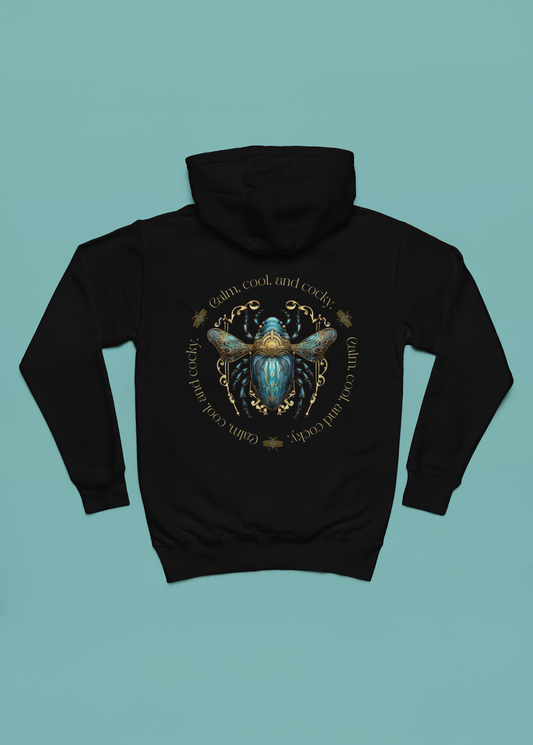 Epic Moments Await with this Calm and Cool Unisex Hooded Sweatshirt - Perfectly Balanced Style