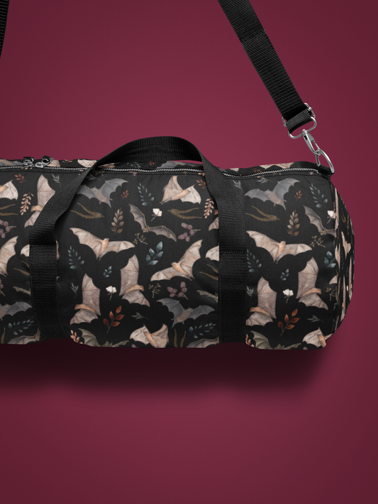 Express Yourself Everywhere with our Bats and Branches Design Duffle Bag - Made in the USA