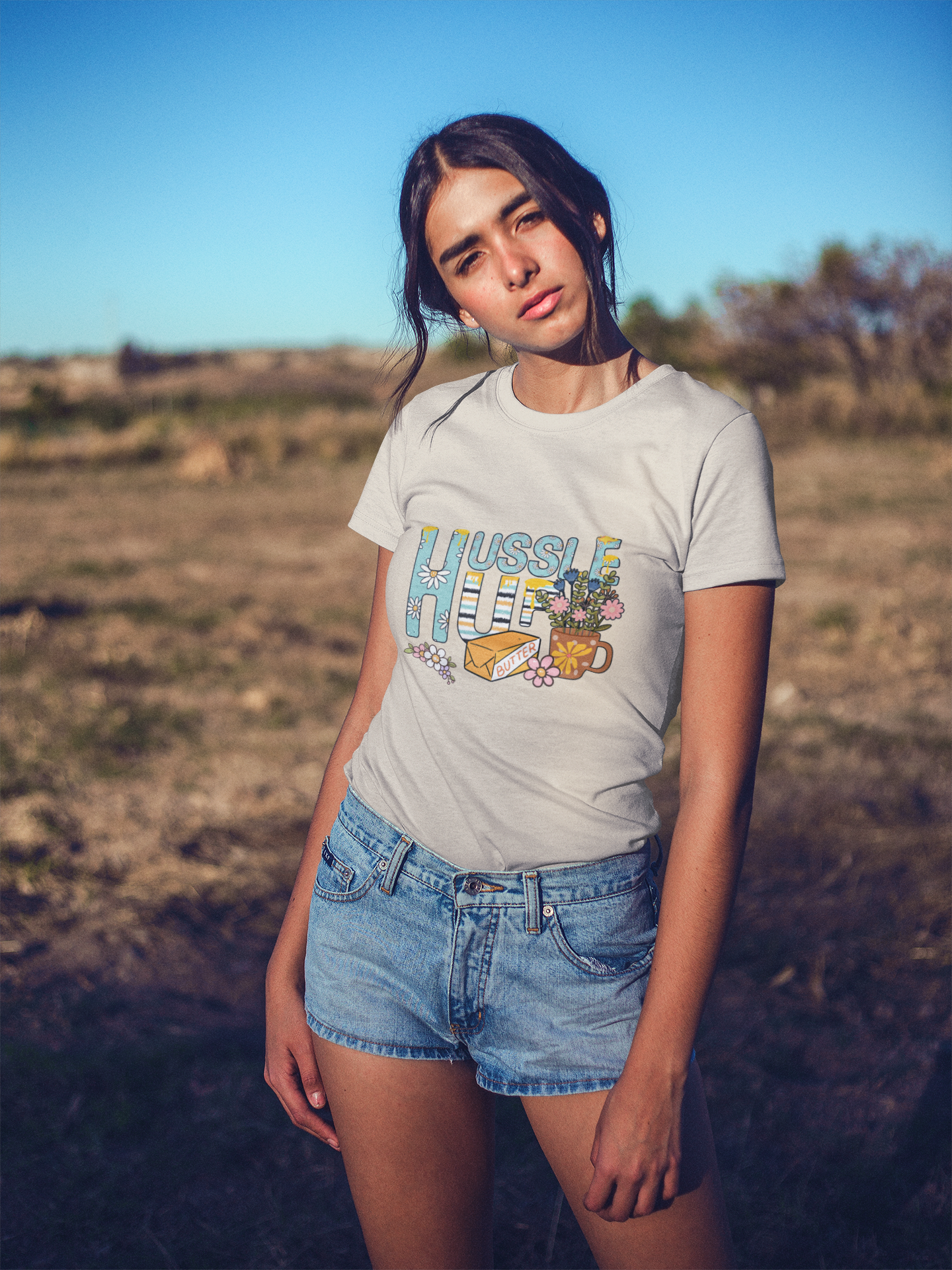 Ultimate Hustle Up Tee: USA-Made Motivational Wear for Inspired Living
