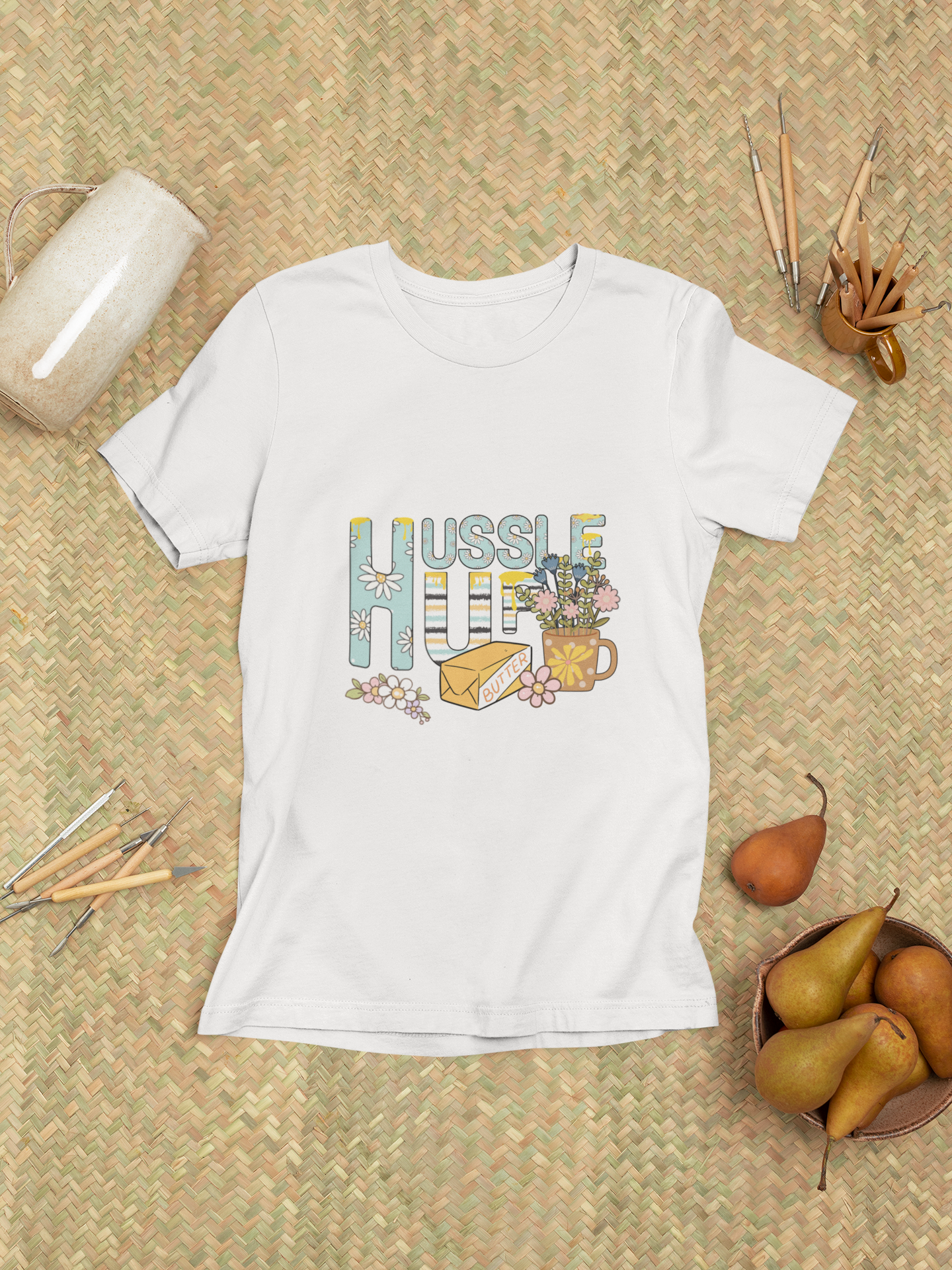 Ultimate Hustle Up Tee: USA-Made Motivational Wear for Inspired Living