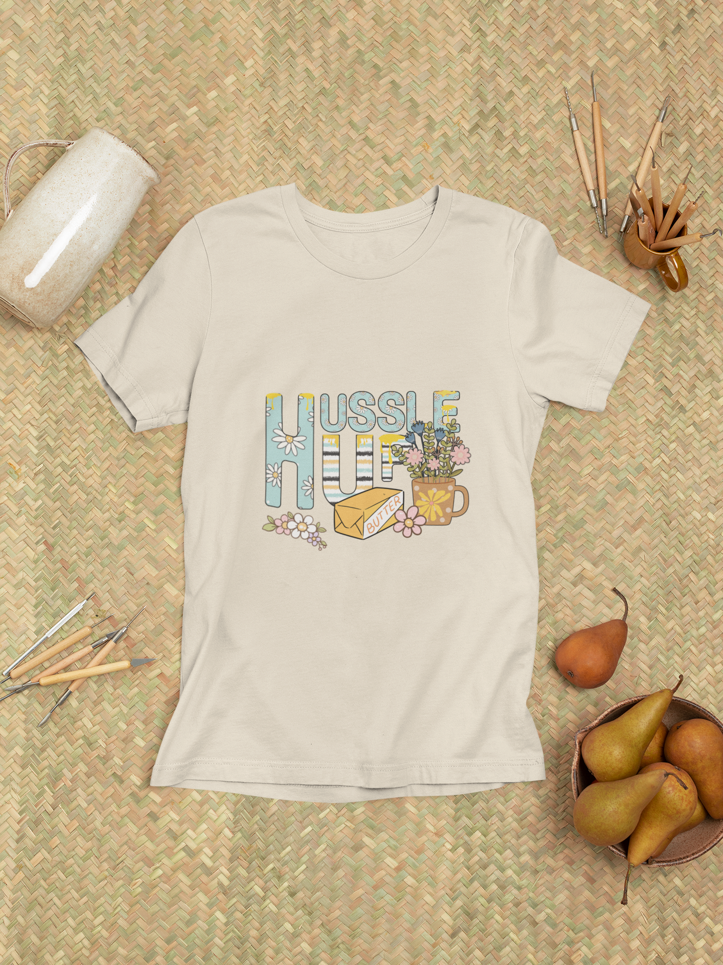 Ultimate Hustle Up Tee: USA-Made Motivational Wear for Inspired Living
