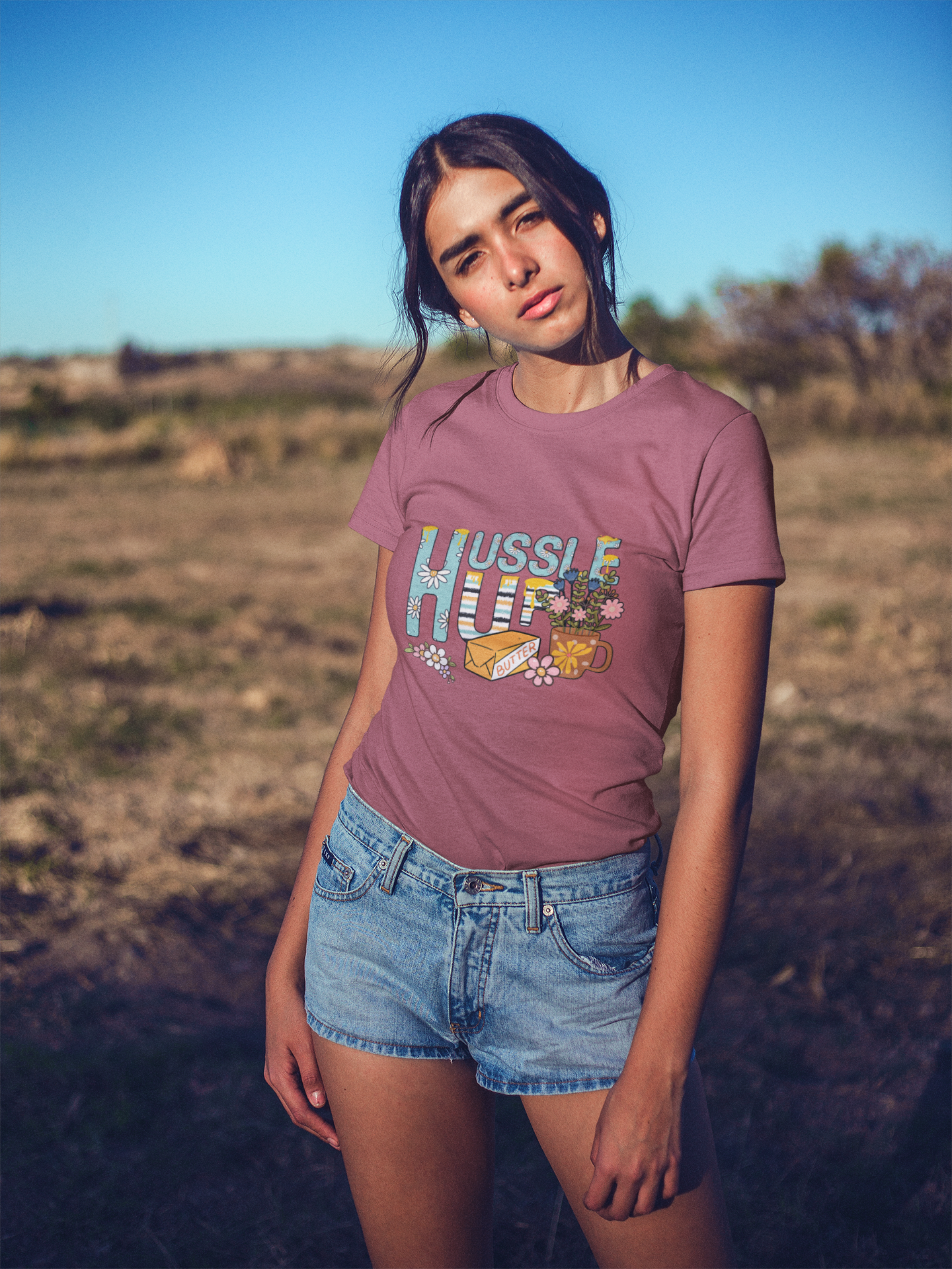 Ultimate Hustle Up Tee: USA-Made Motivational Wear for Inspired Living