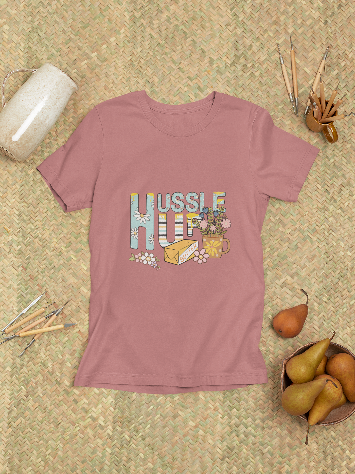 Ultimate Hustle Up Tee: USA-Made Motivational Wear for Inspired Living