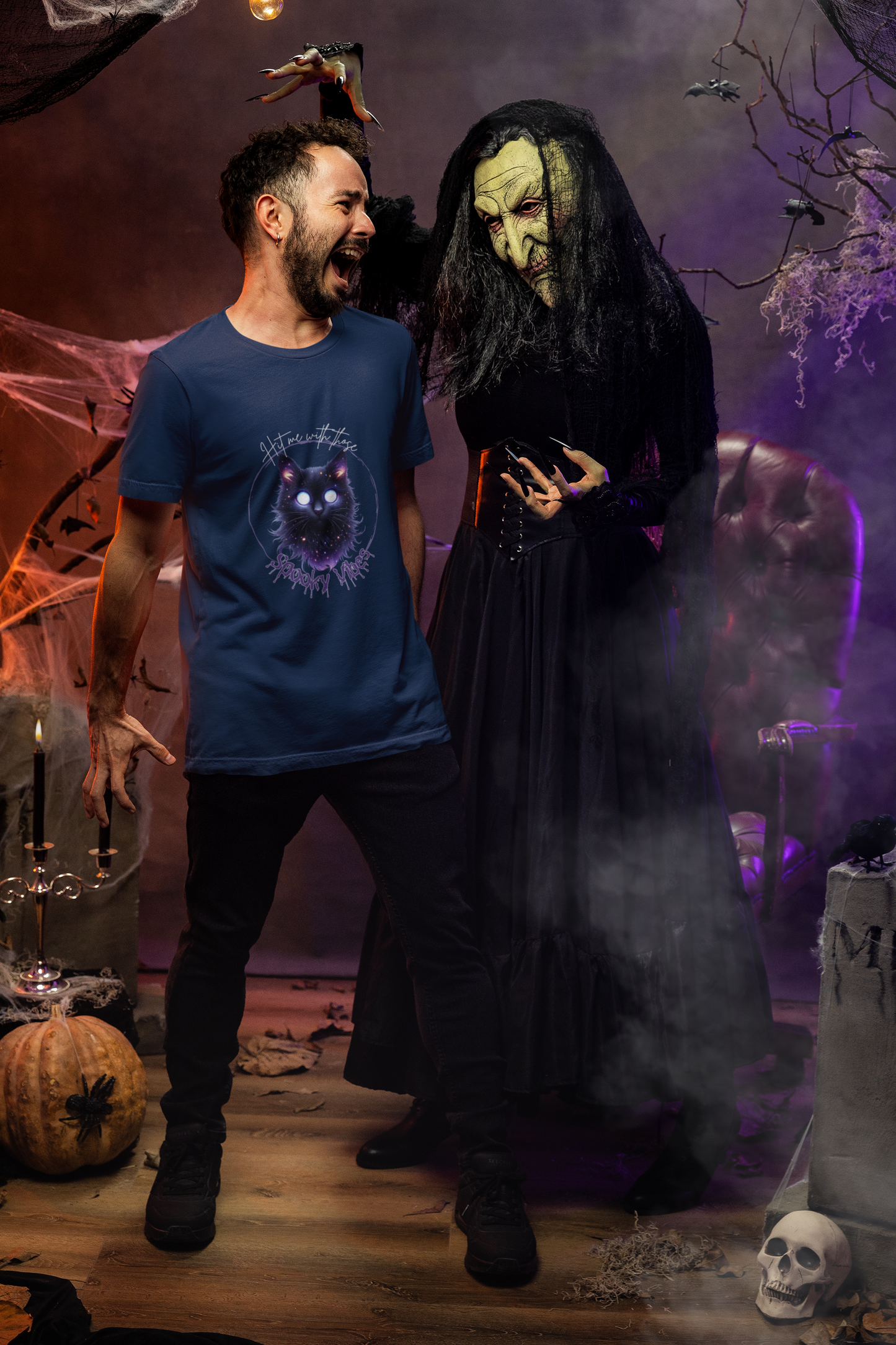 Enchanting Mystical Cat Tee – A Must-Have Boho Graphic T-Shirt for Cat Lovers! Perfect for Every Occasion!