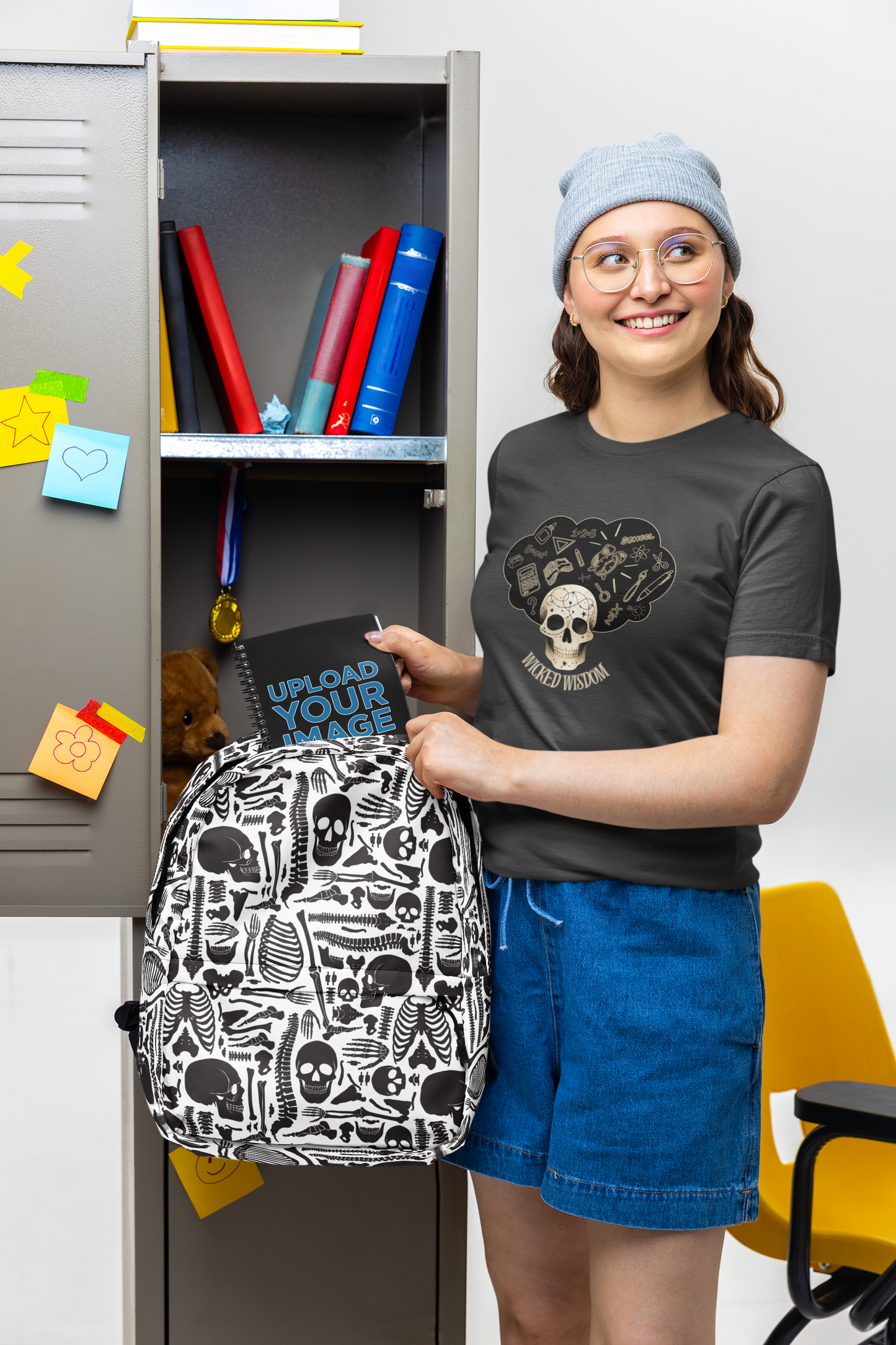 Edgy Skull Graphic Tee – Unisex Comfort for the Bold and Unique
