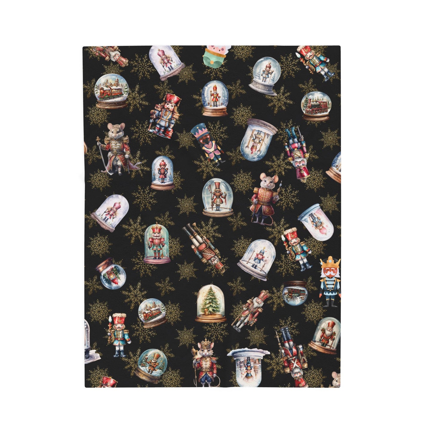 Premium Quality Boys Velveteen Snowglobe Blanket | Perfect Gift for Friends and Family | Choose from 3 Sizes