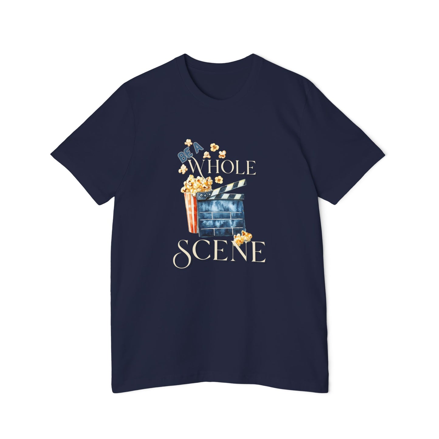 Cozy Comfort: USA-Made Unisex Short-Sleeve Jersey T-Shirt – Movie Night Essential!
