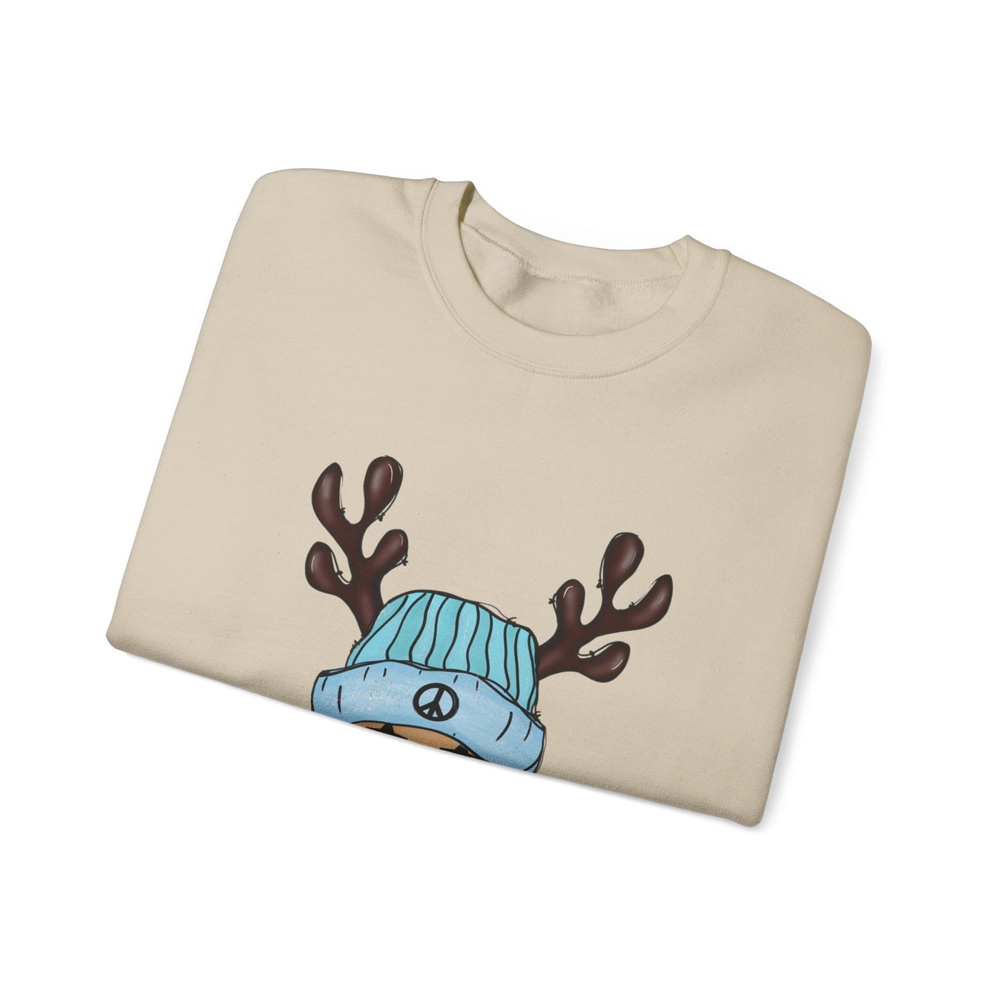 Oh Deer, It's Christmas Already! Unisex Heavy Blend Crewneck Sweatshirt - Cozy Holiday Comfort
