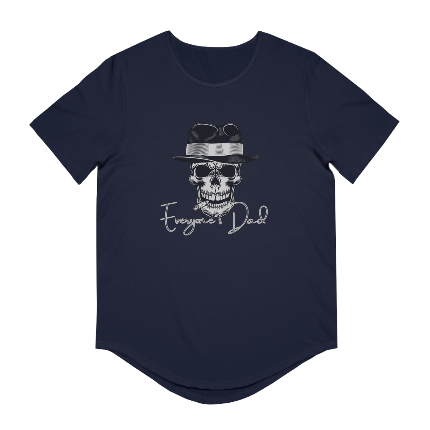 Men's Tee - Father's Day Mobster Skull in Top Hat Design