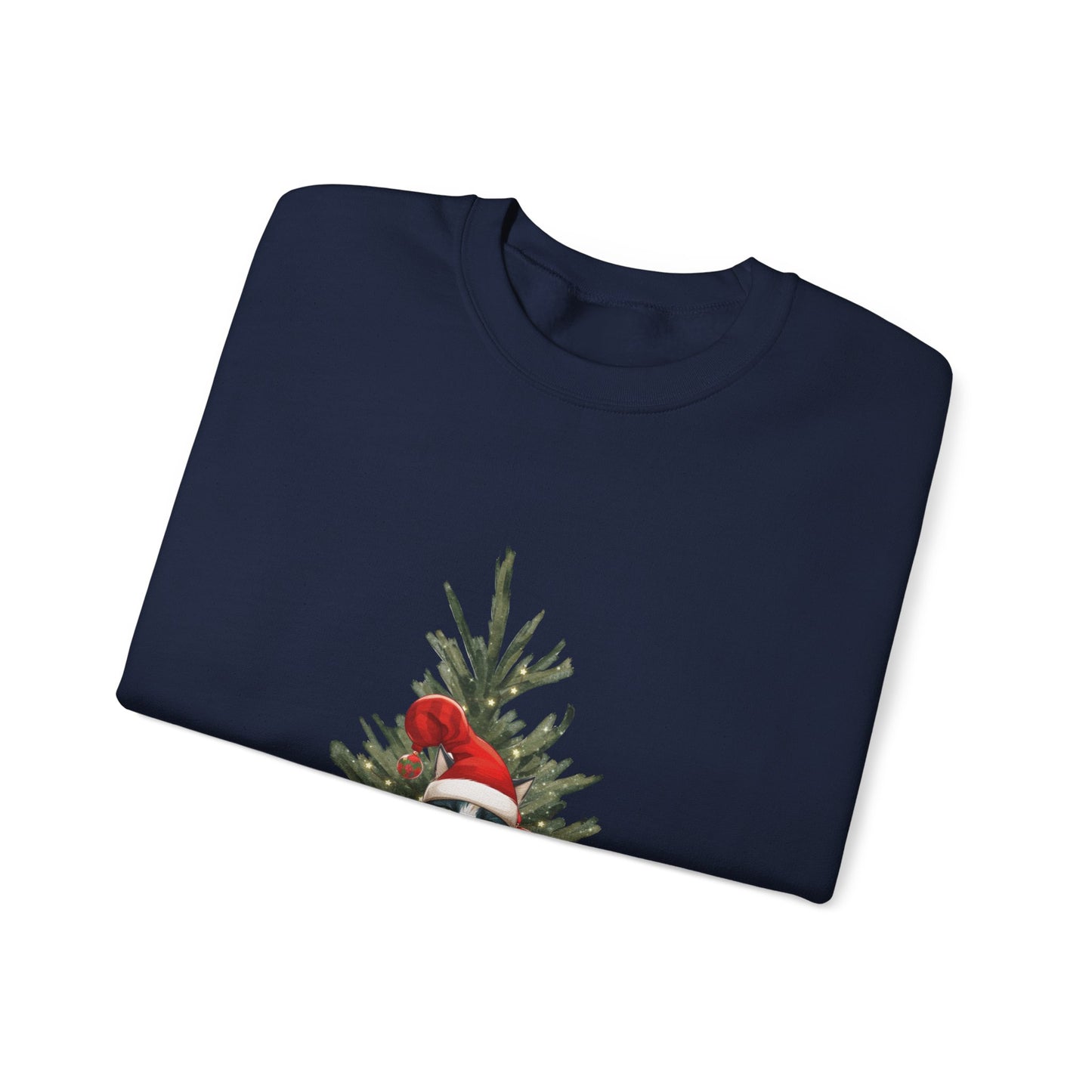 Spread the Laughter this Christmas with our Big Balls Christmas Cat Sweatshirt | Unisex Comfort and Style
