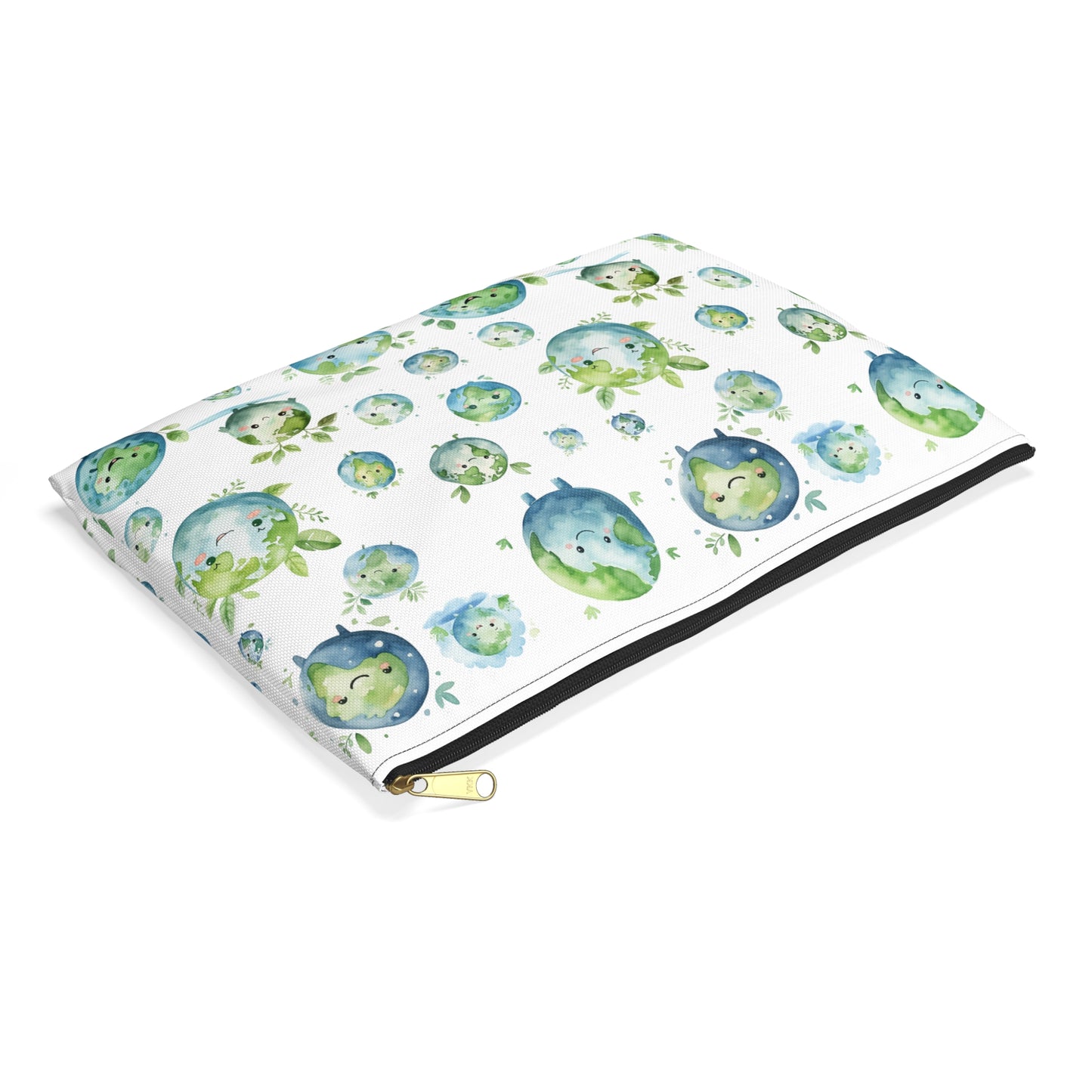 Save the Earth Accessory Pouch in Various Sizes | Earth Day Gift | Sustainable Zipper Bag