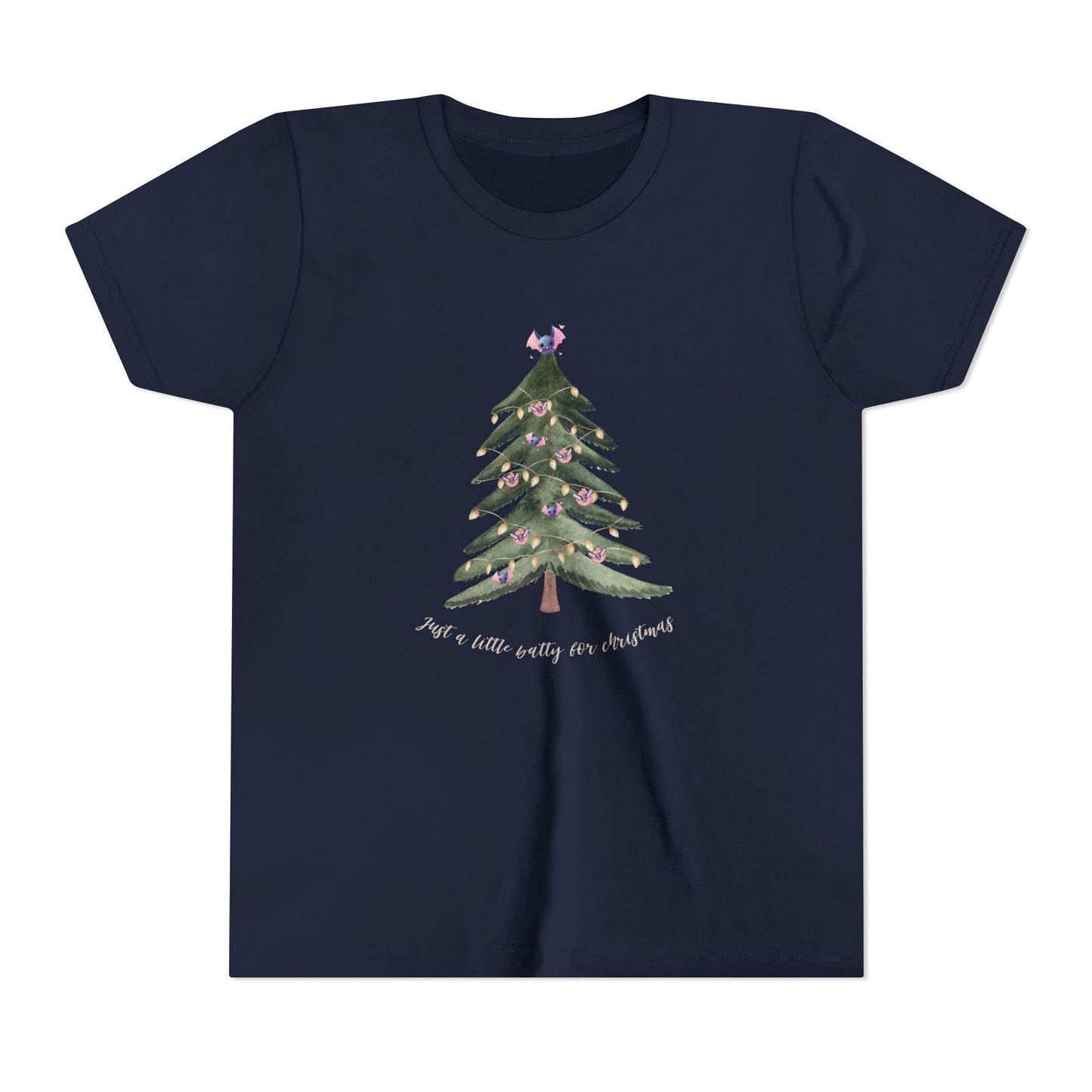 Batty for Christmas Kids' Short Sleeve T-Shirt