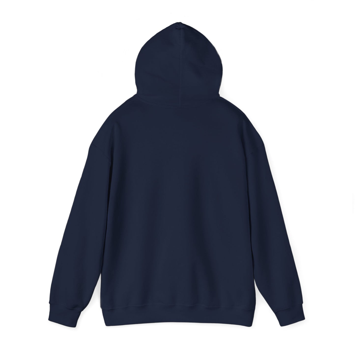 Stay Cozy this Winter with our Retro Ghost Unisex Heavy Blend Hooded Sweatshirt - Plush, Soft, and Warm with Holiday Spirit