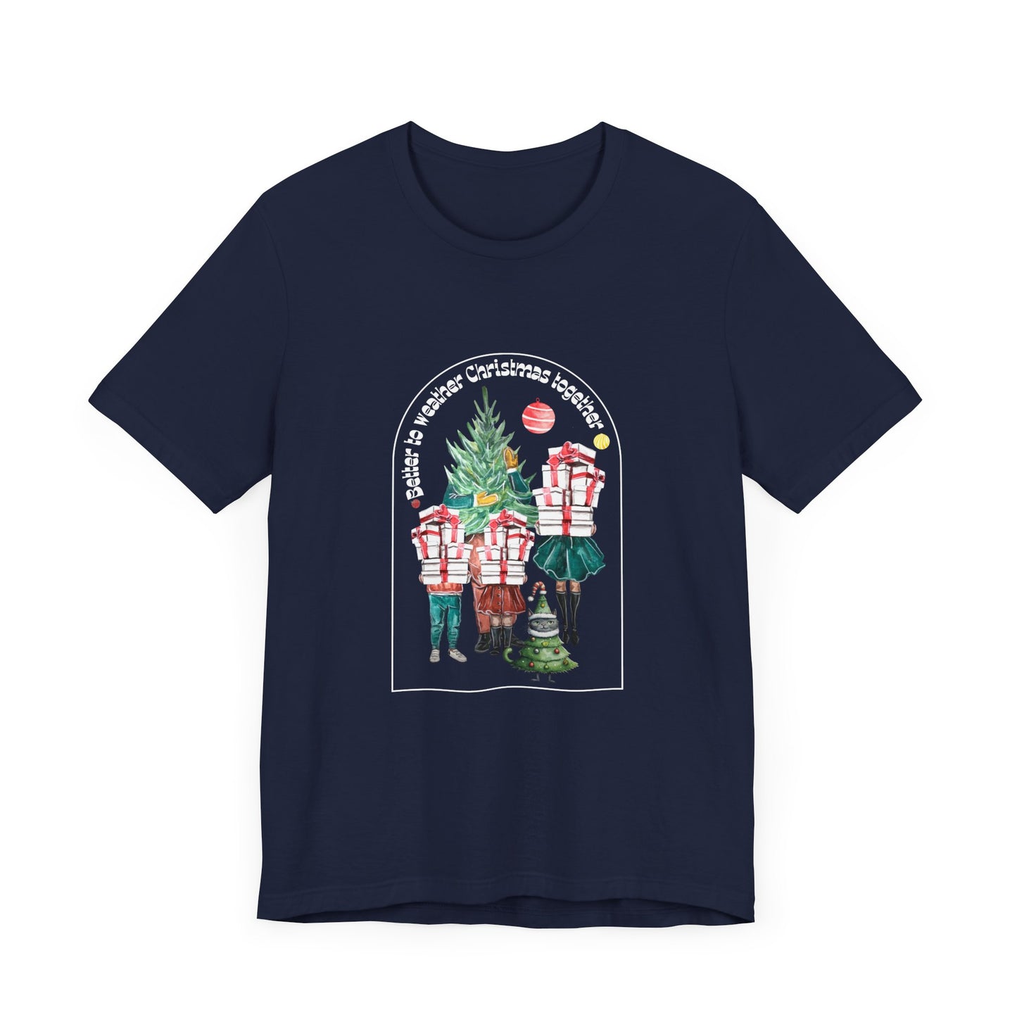 Holiday Gift Tee, Unisex Cotton Shirt, Family Christmas Outfit, Festive Apparel Option