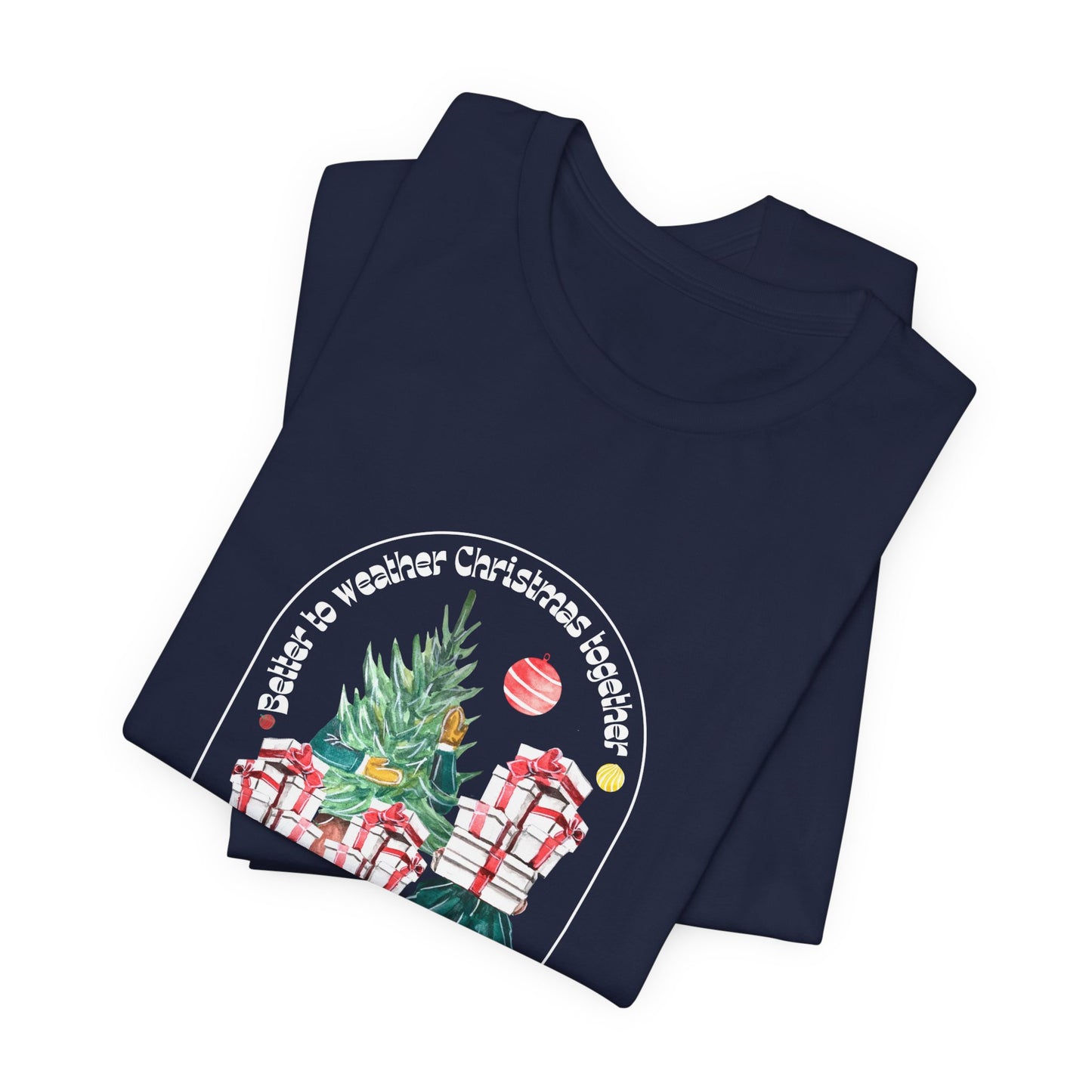 Holiday Gift Tee, Unisex Cotton Shirt, Family Christmas Outfit, Festive Apparel Option