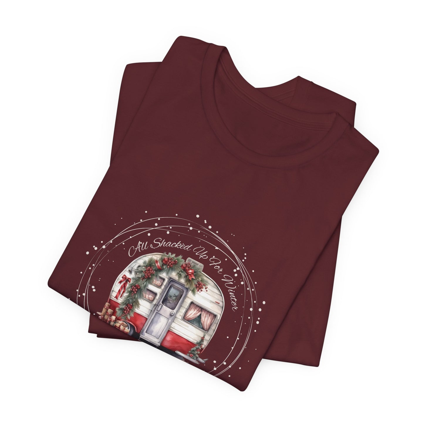 Cozy Campers' Christmas Tee | Soft Cotton T-Shirt | Unique Holiday Gift