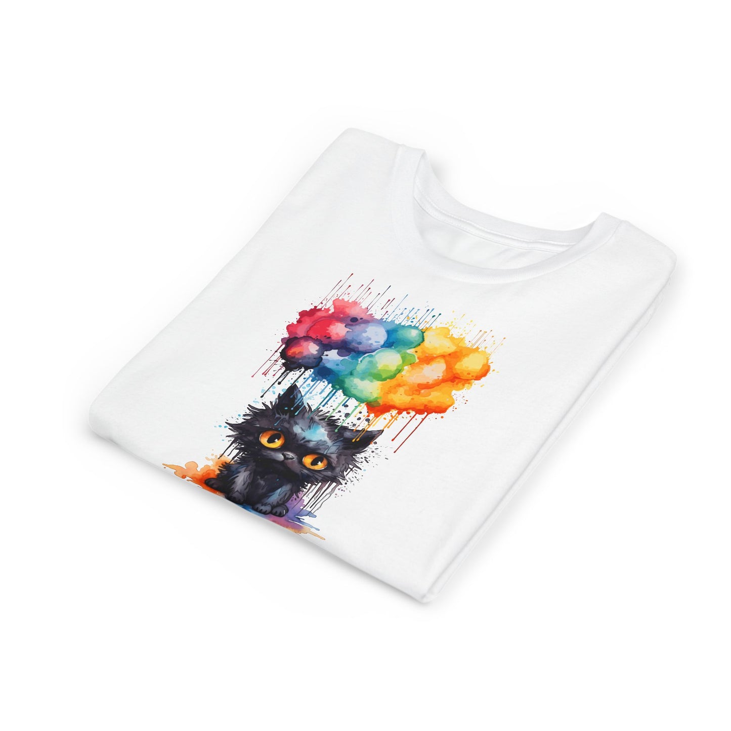 Cat Blues Youth Short Sleeve Tee: A Purr-fect Addition to Your Kid's Wardrobe!