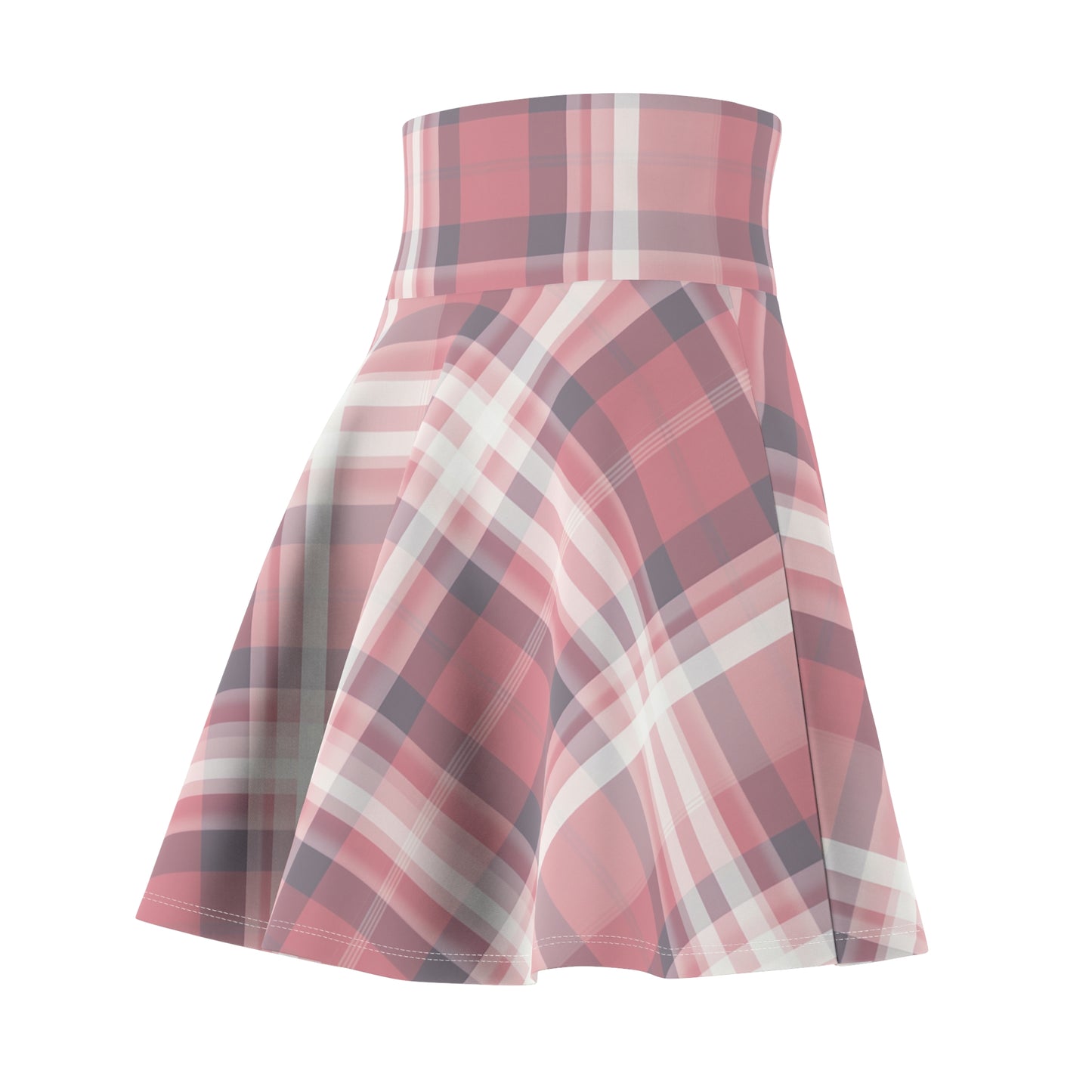 Feminine Easter Tartan Skater Skirt