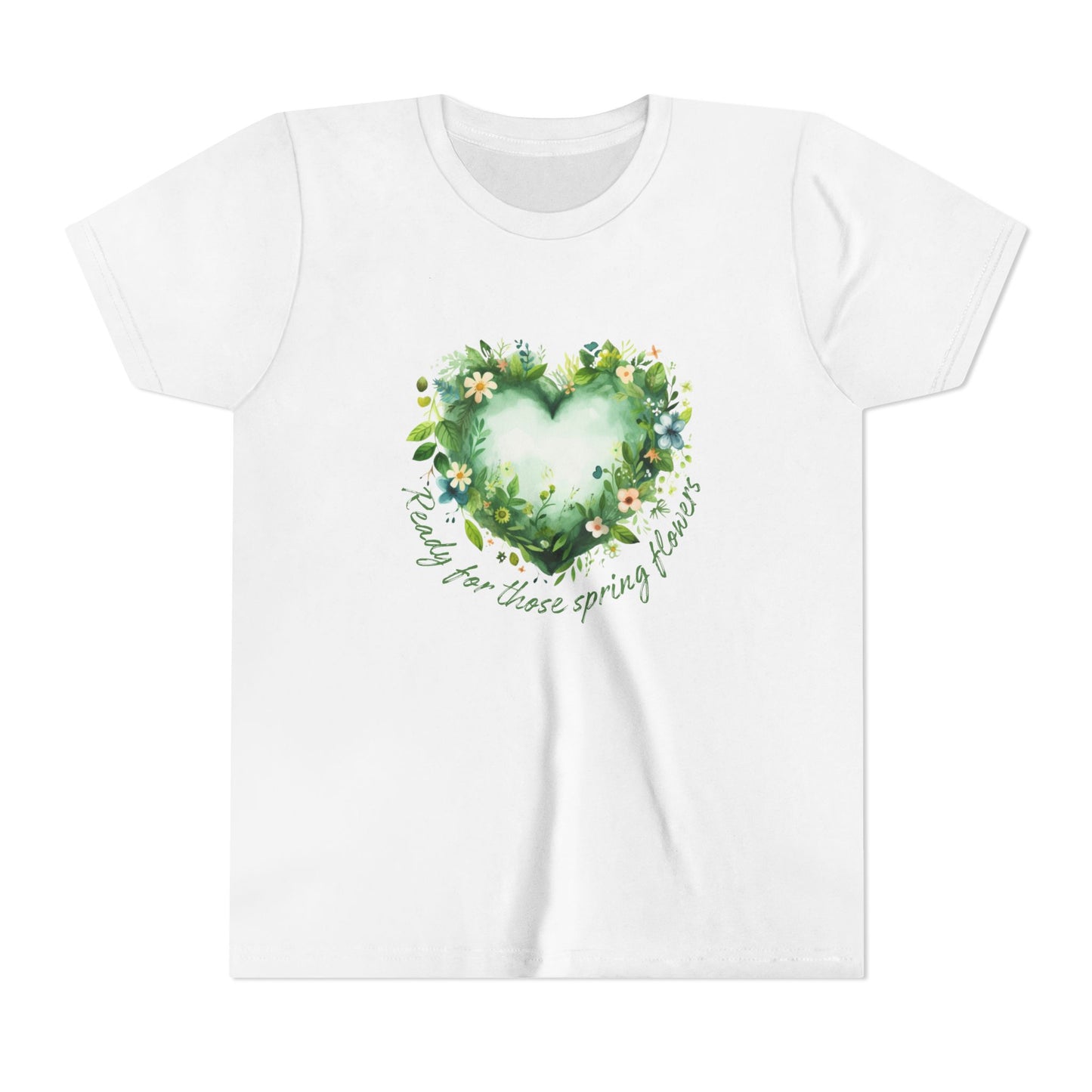 Blooming Spring Floral Youth Tee - Short Sleeve