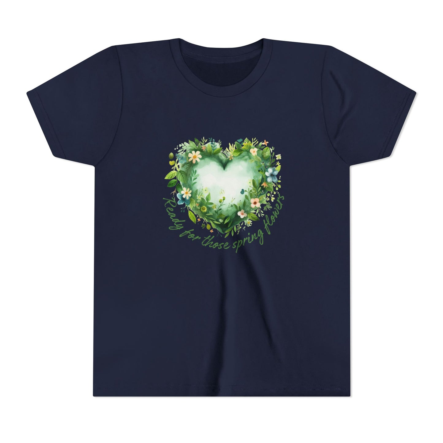 Blooming Spring Floral Youth Tee - Short Sleeve