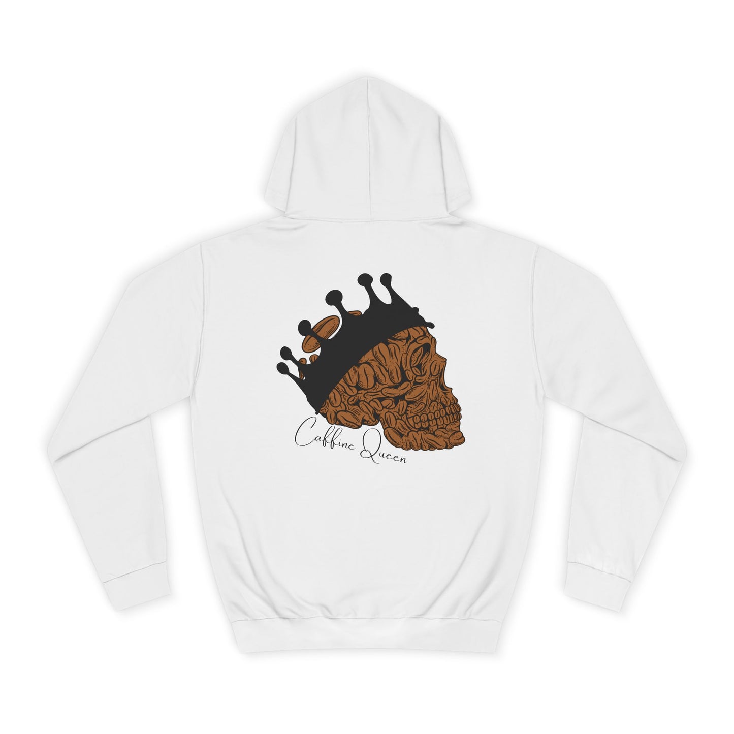 Cotton Blend Caffeine Queen Unisex Hoodie | Side Seams for Shape Retention | Cozy and Stylish