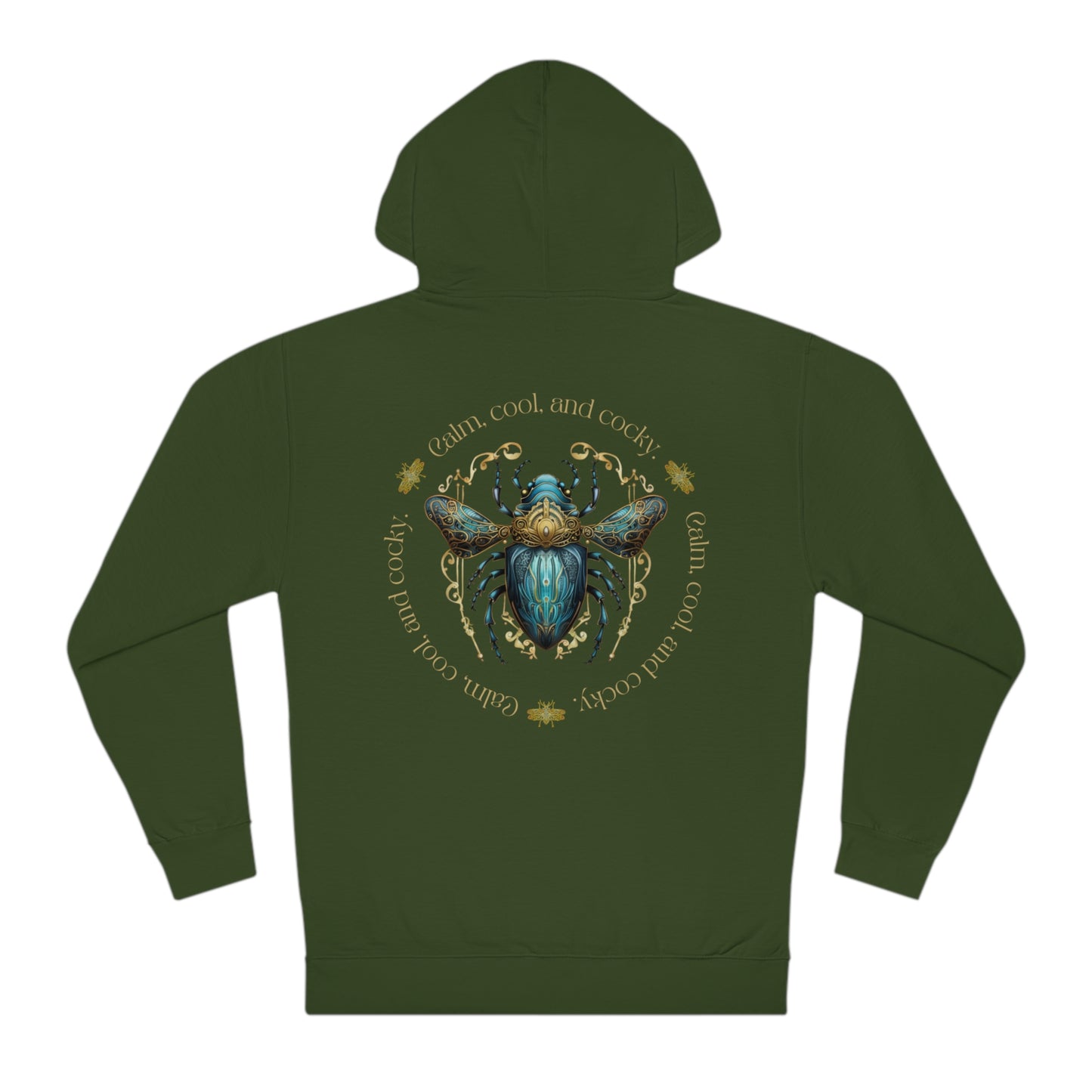 Calm Collected Unisex Hooded Sweatshirt