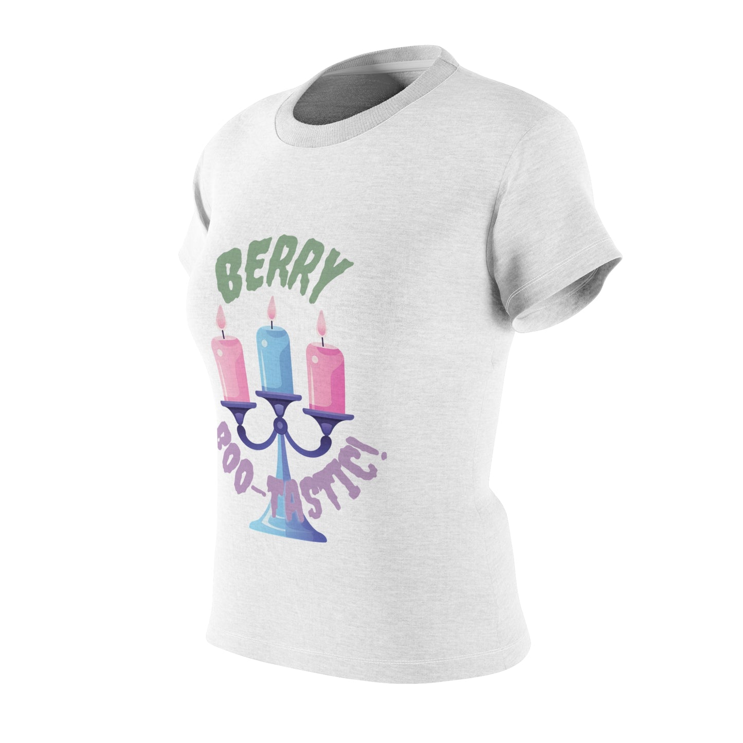 Berry Boo-tastic Women's Cut & Sew Tee (AOP) - Pastel Ghost Inspired Shirt