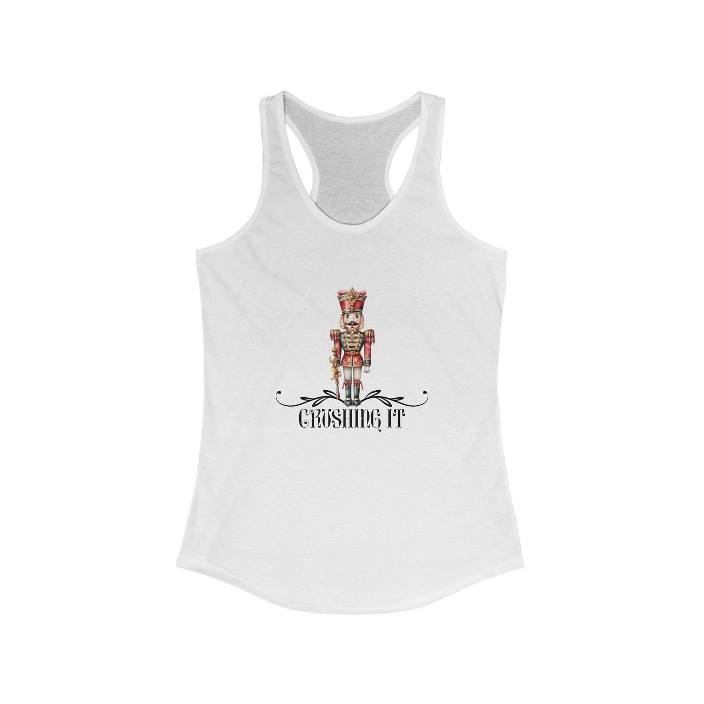 Nutcracker Christmas Women's Ideal Racerback Tank - Crushing It in Style