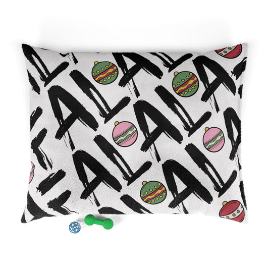 Falala Pet Bed - Christmas Pet Accessory - Cozy, Soft Fleece - Multiple Sizes Available