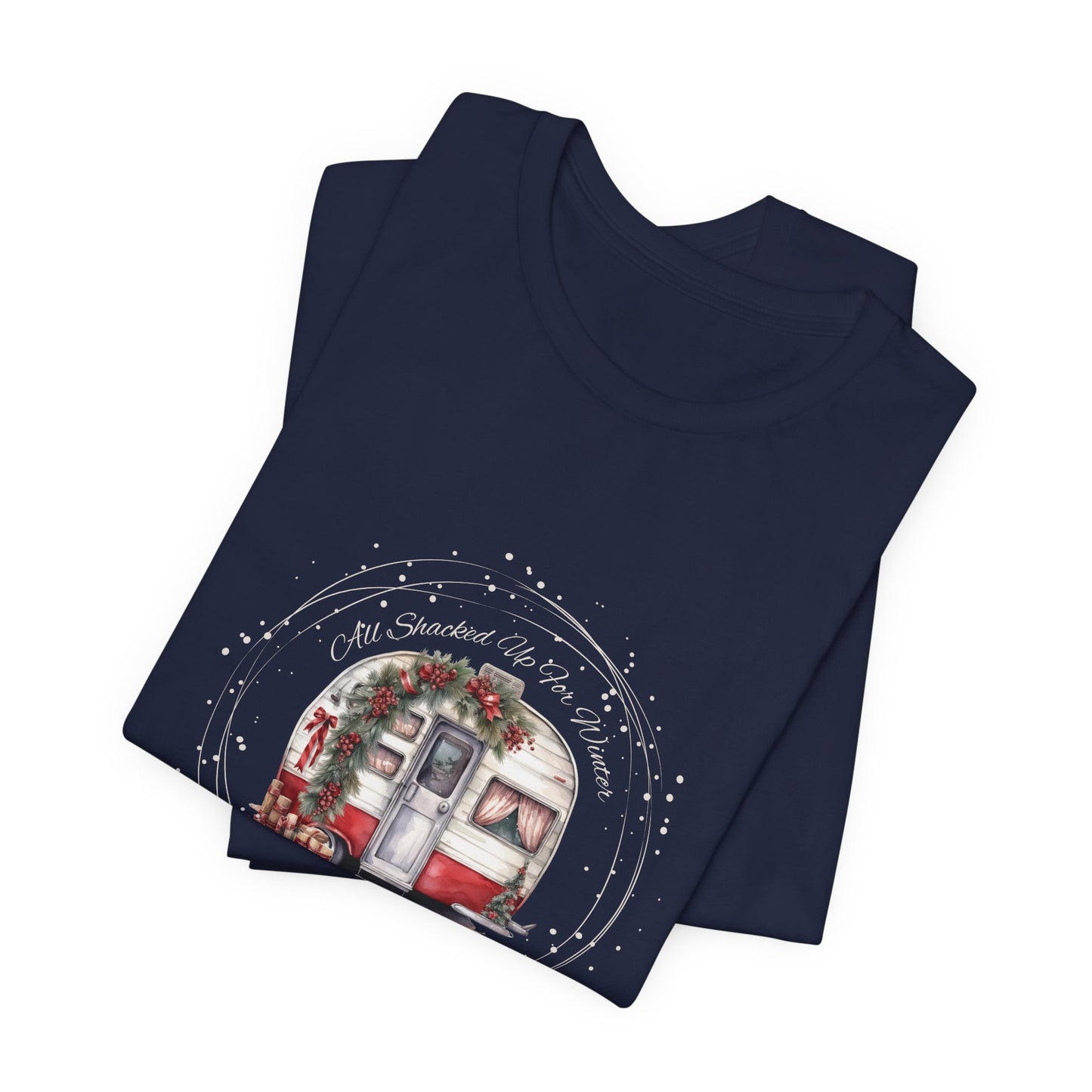 Cozy Campers' Christmas Tee | Soft Cotton T-Shirt | Unique Holiday Gift