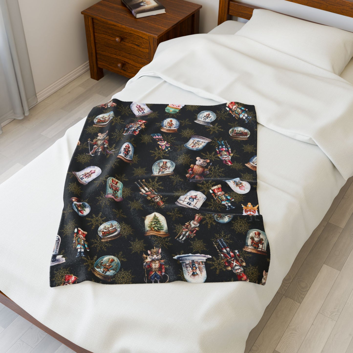 Premium Quality Boys Velveteen Snowglobe Blanket | Perfect Gift for Friends and Family | Choose from 3 Sizes