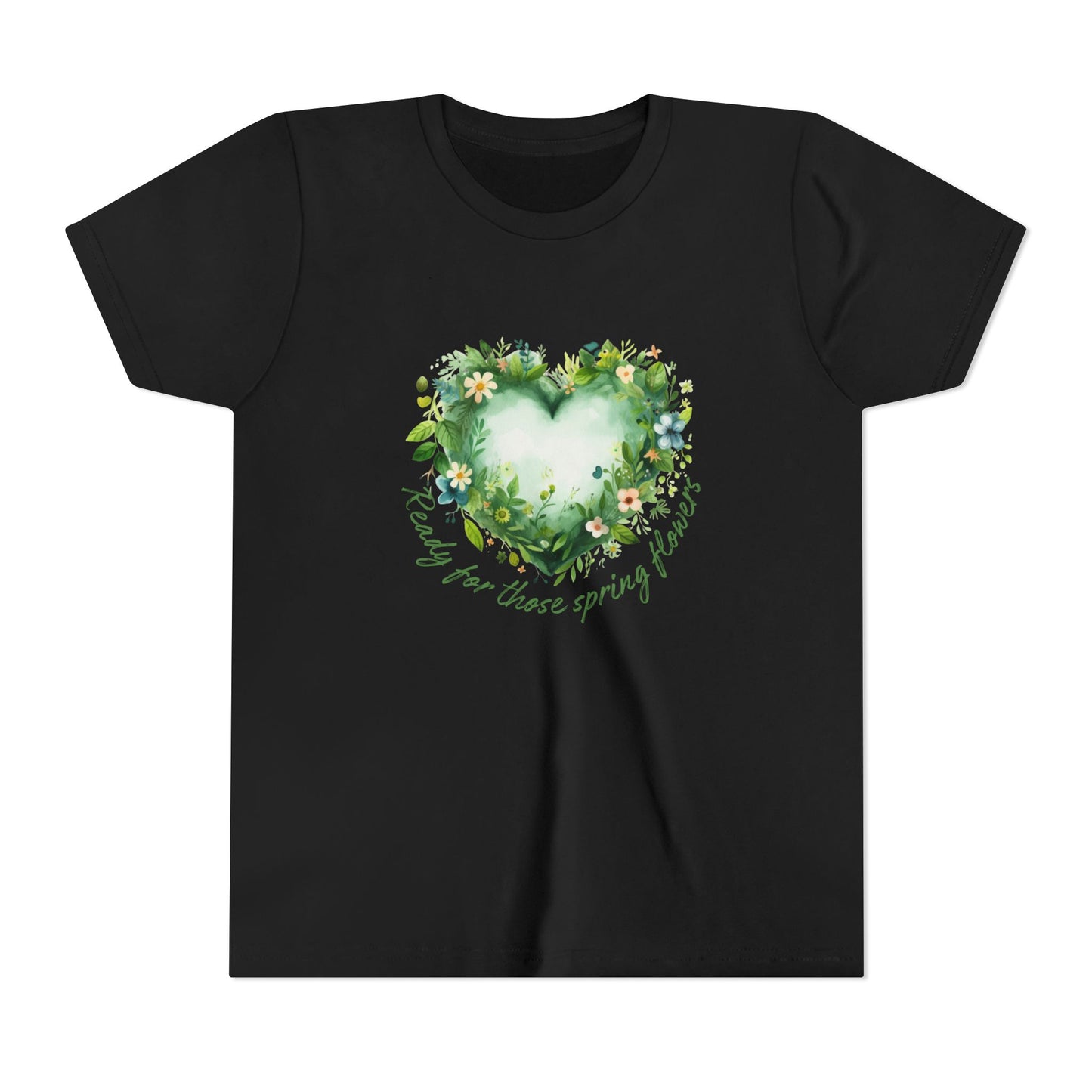 Blooming Spring Floral Youth Tee - Short Sleeve