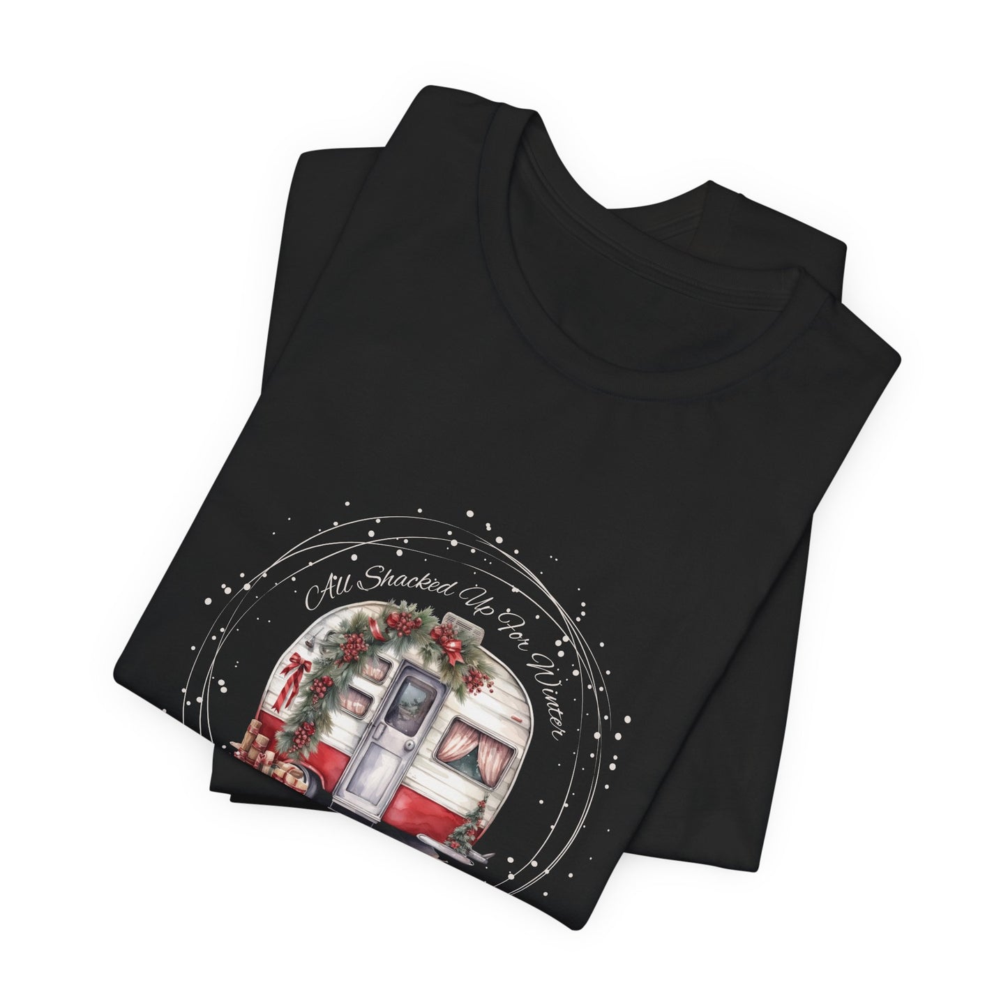 Cozy Campers' Christmas Tee | Soft Cotton T-Shirt | Unique Holiday Gift