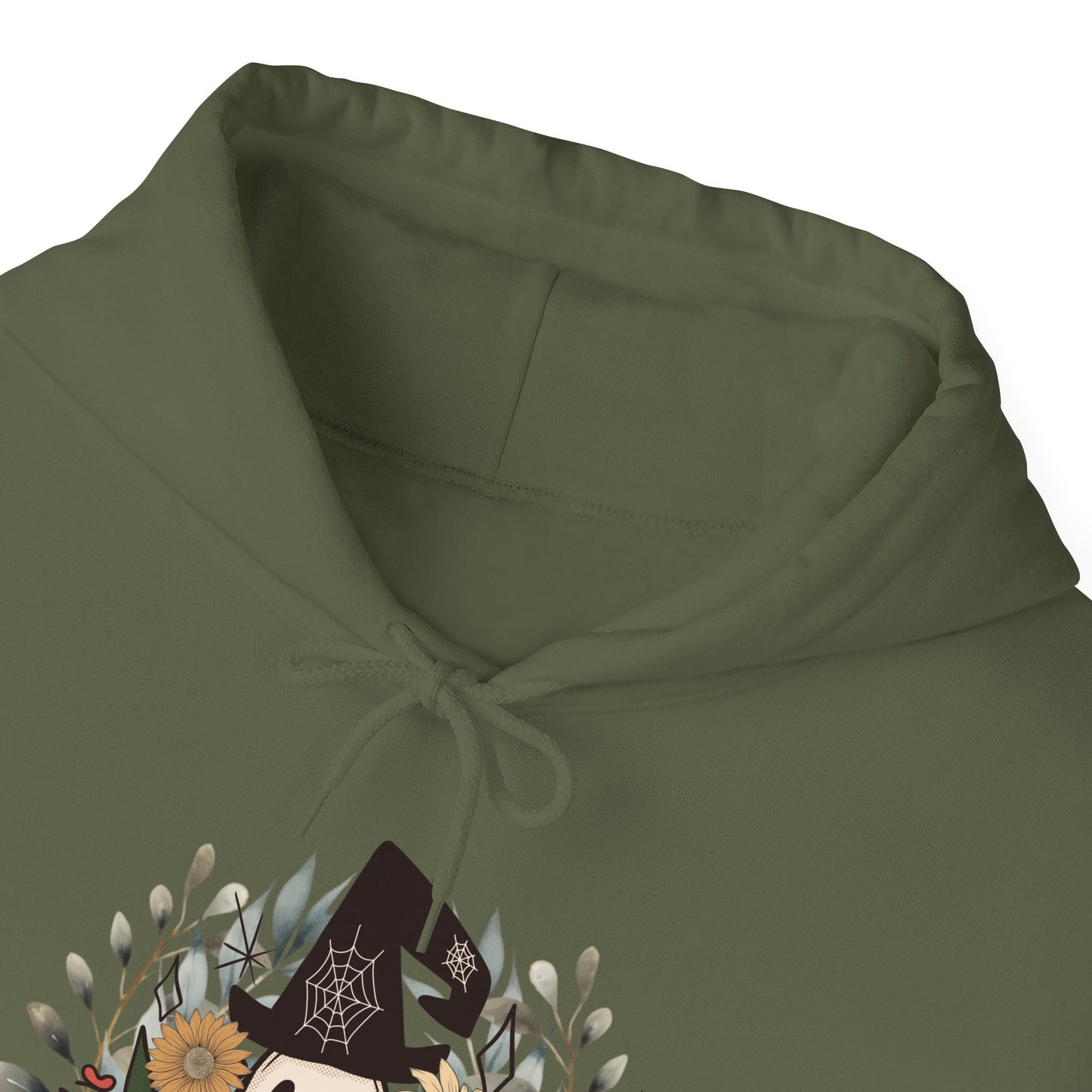 Stay Warm in Style with the Retro Ghost Unisex Heavy Blend™ Hooded Sweatshirt