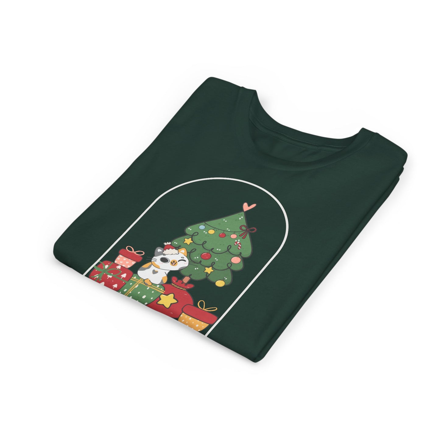Celebrate Catmas with Style - Ultra Comfy Youth Short Sleeve Tee