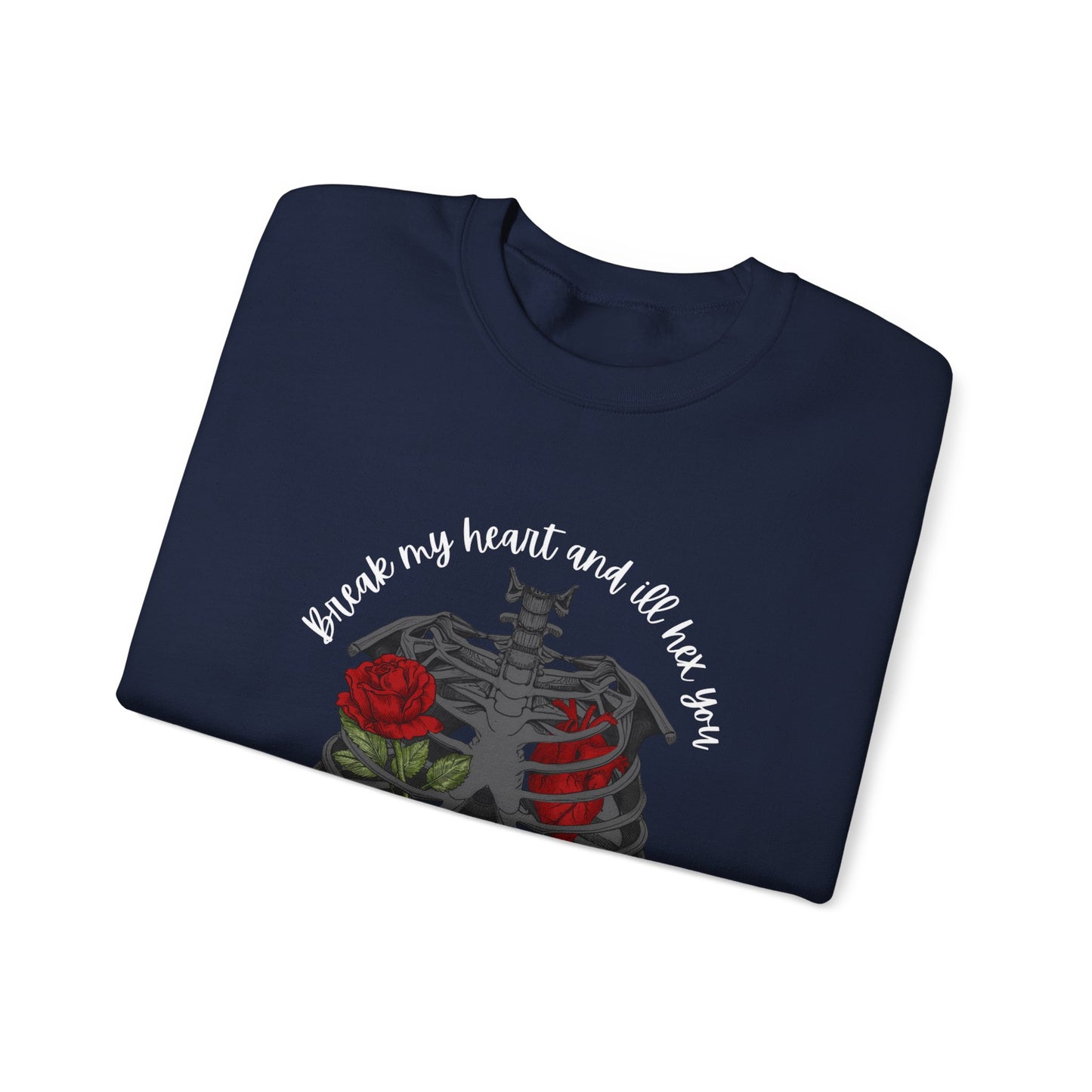 Turn Heads with our Ill Hex You Women's Cropped Sweatshirt - CroigormLLC