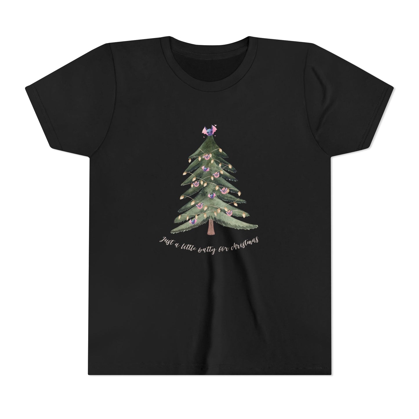 Batty for Christmas Kids' Short Sleeve T-Shirt
