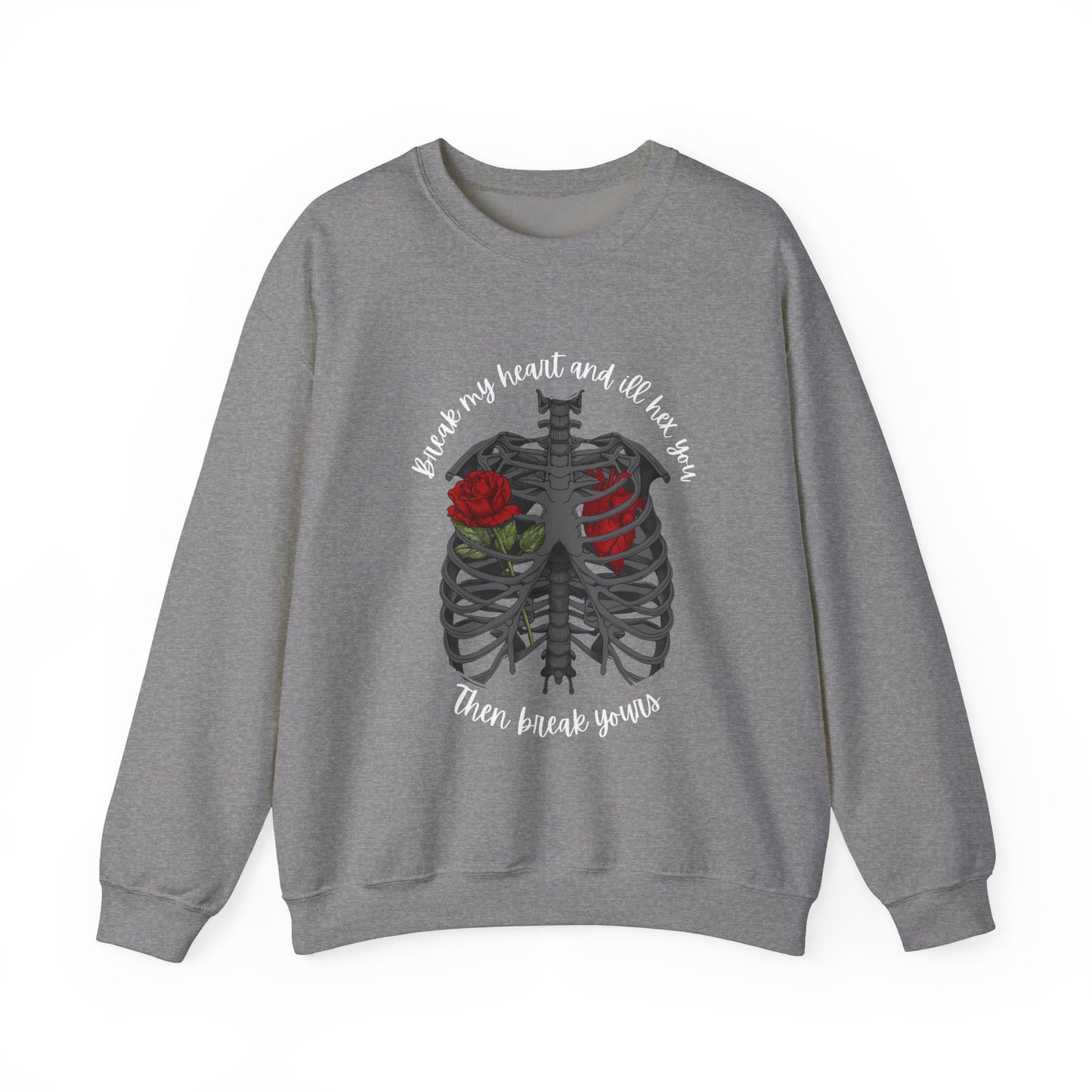 Turn Heads with our Ill Hex You Women's Cropped Sweatshirt - CroigormLLC