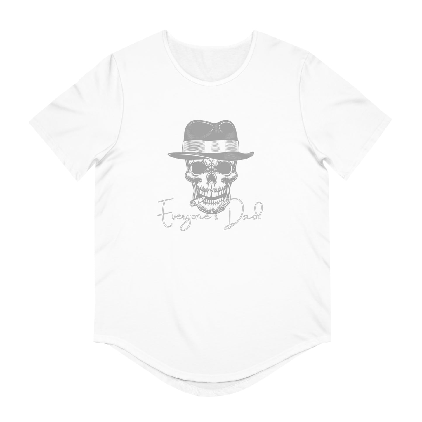 Men's Tee - Father's Day Mobster Skull in Top Hat Design