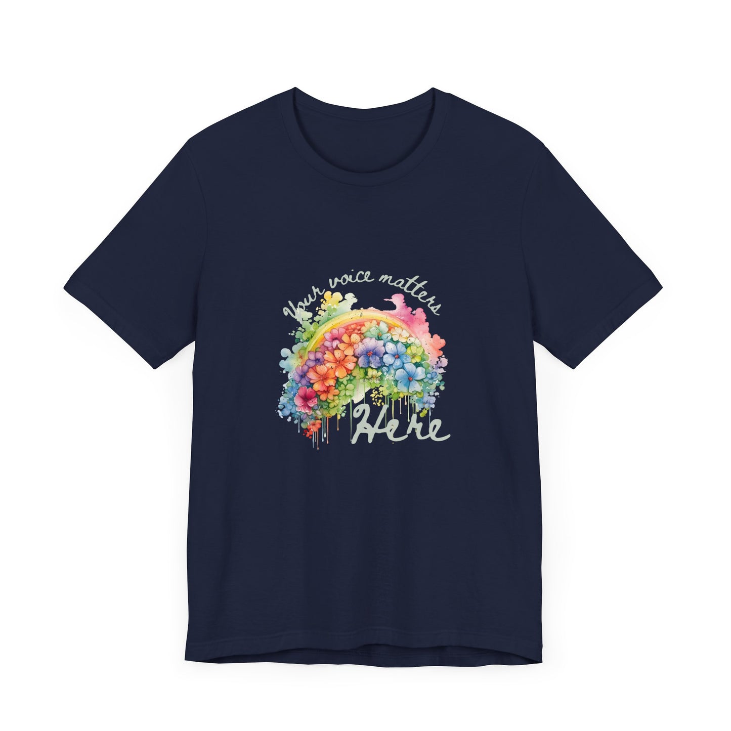 Rainbow Freedom of Speech Unisex Tee - Inspire Your Voice in Style