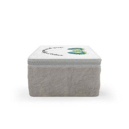 Zipper Closure Paper Lunch Bag with Carrying Strap | Earth-Friendly Lunch Tote