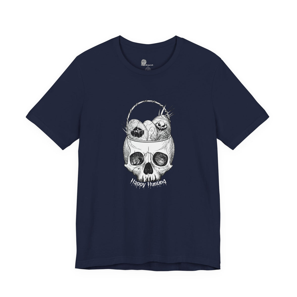 Skull with Nesting Birds T-Shirt | Gothic Illustration tee