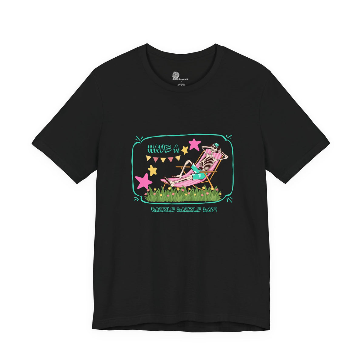 Have a Nice Day Lounge Chair Illustration T-Shirt | Retro Summer Stars