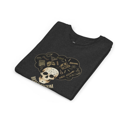 Skull with Potion Cloud Youth Tee | Witchy Magic, Alchemy Icons