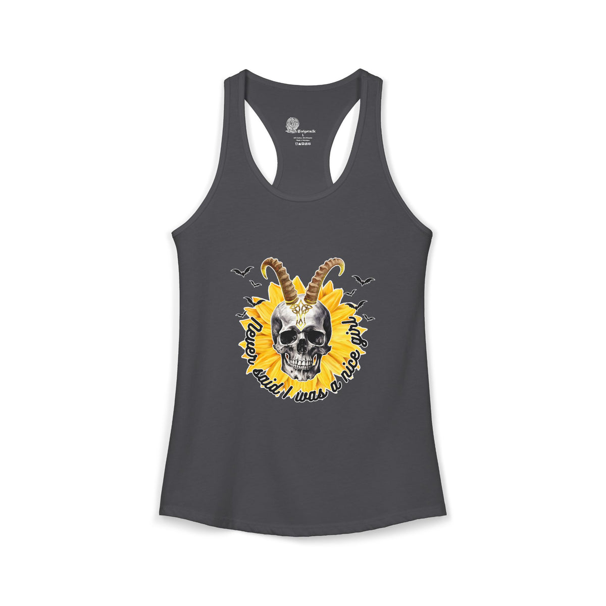 Not A Nice Girl Women's Ideal Racerback Tank