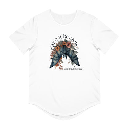 Gothic Floral Bat Men's Tee
