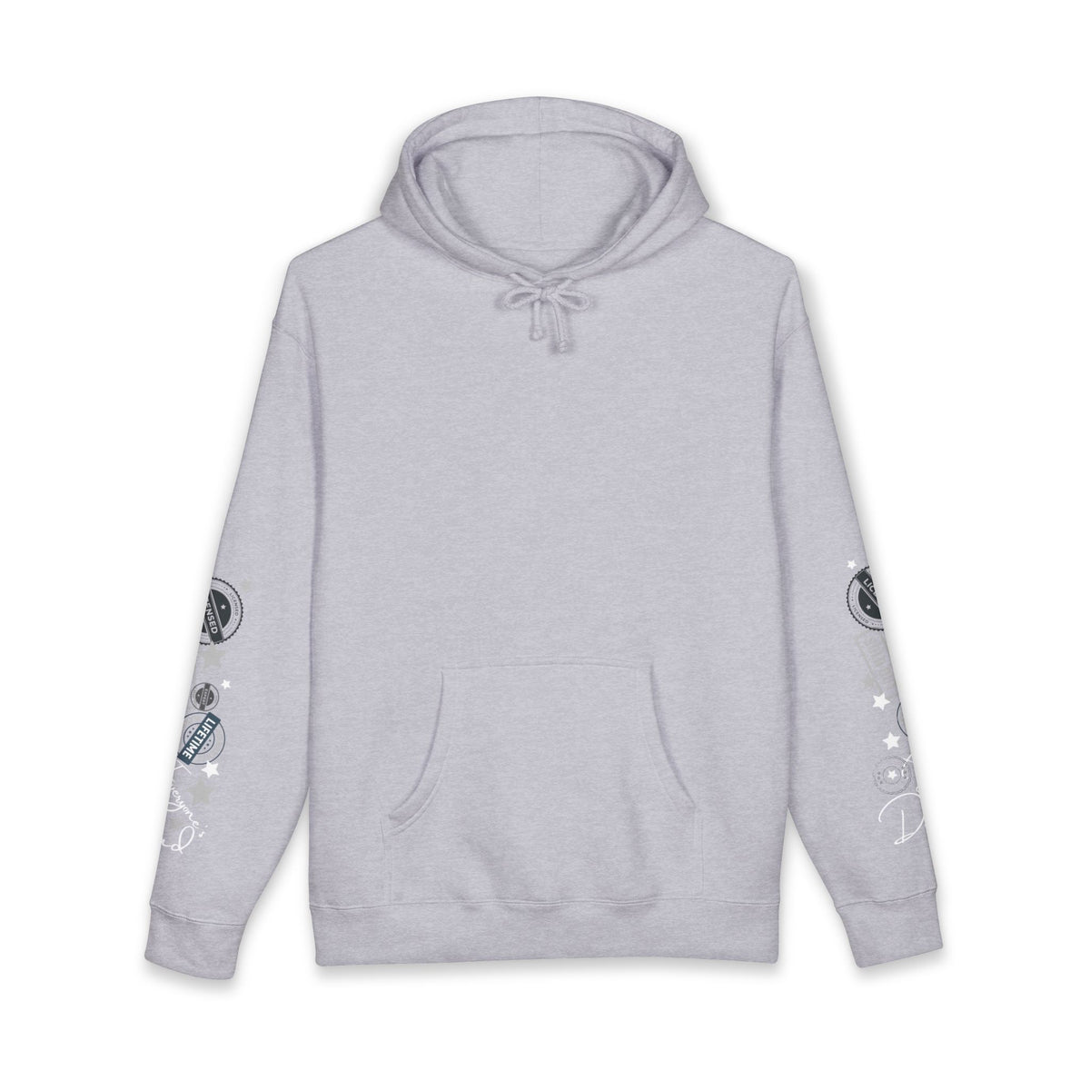 Skull Sunglasses Hoodie — Retro Pompadour Skull Pullover