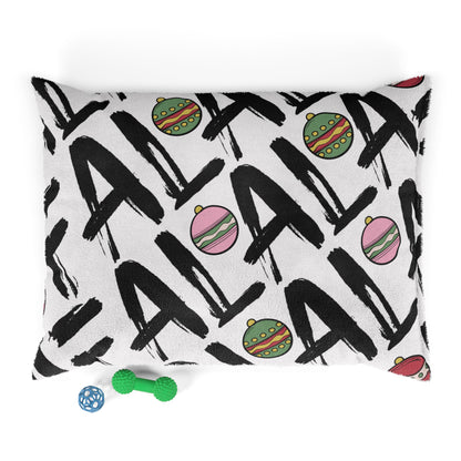 Falala Pet Bed - Christmas Pet Accessory - Cozy, Soft Fleece - Multiple Sizes Available
